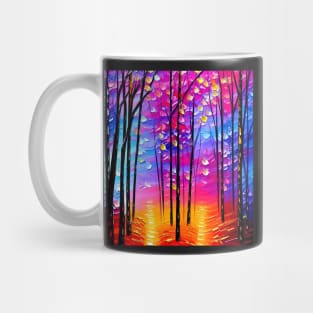 Magical Forest at Sunrise Mug